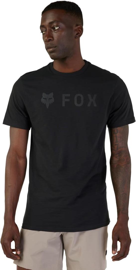 Fox Racing Men's Absolute Ss Prem Tee (Large, Black/Black)