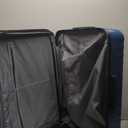 Amazon Basics 1-Piece Set (21", 30"), Hardshell Suitcases With Wheels, Expandable For Up to 25% More Space, With Scratch-Resistant Surface, Four Multi-directional Wheels, Navy Blue