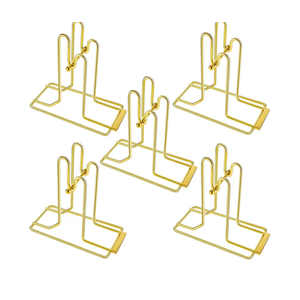 5 Pieces Raffle Ticket Dispenser Brass Ticket Roll Dispenser Raffle Drum for Single Double Roll, Sweepstakes, Charity Auctions, Trade Shows