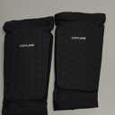 Soccer Shin Guards for Kids Youth Adults, Ski Shin Guards Sleeves for 2-18 Years Old Boys Girls Men, Calf Compression Sleeve with Honeycomb Pads, Soccer Shin Guards for Men(Small, Black)