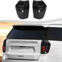 Tail Light Lamp Taillight Guard Cover Fit for Chevy Suburban 2020-2025 & Chevy Tahoe 2020-2026,Rear Light Frame Exterior Accessories,Smoked Black
