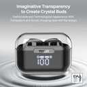 TOZO T18 Wireless Earbuds Bluetooth Headphones 5.3, IPX8 Waterproof Ear Buds, 4 Mic Clear Call Long Playtime with LED Digital Display Charging Case, Stereo Bass Sound 32 Customized EQ via APP