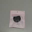 Messy Bun Hair Piece Human Hair Scrunchies 100% Human Hair, Messy Bun Hair Scrunchie Real Hair Bun Tousled Updo Chignons Stretchy Fluffy for Women Girls (Jet Black) (3.5 Inch)