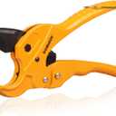 1 1/4'' Ratchet Type Pipe Cutter, Suitable for professional plumbers and DIY Home worker, Suitable for cutting Pex, PVC and PPR plastic hoses and Plumbing Pipe.