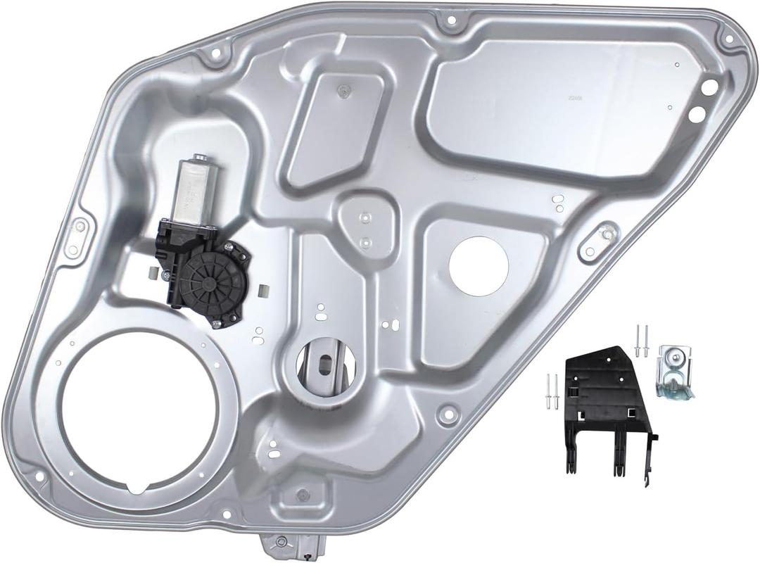 NewYall Rear Right Power Window Regulator with Motor Assembly for Hyundai Sonata 2006-2010