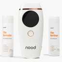 Flasher 2.0 Kit by Nood: Complete Hair Removal for Men and Women with Flasher 2.0 in Gloss White, Revealer Exfoliant and Reviver Aloe | Pain-free and Safe for Whole Body Treatment