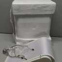 OYEARS 19'' Small Boho Table Lamps for Bedroom Set of 2, Farmhouse Rattan Bedroom Lamps for Living Room Rustic Home Decor, Nightstand Bedside Lamps for Sofa Table Entry Way, Suitable for Small Places (Beige and White)