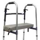81095 Walker Rest Seat, Foam Padded with Vinyl Cover, 2-3/4" Height, 8" Width, 24" Length