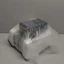 Thyle Jewelry Acrylic Risers Square Cube Display Nesting Risers Figure Stand with Hollow Bottoms Display Stand Shelf for Cosmetics Food Collectibles Perfume, 6 Sizes (Black,12 Pcs)