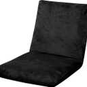 Velvet Folding Floor Gaming Chair Cover Stretch Adjustable Floor Chair Slipcover Washable Padded Folding Gaming Sofa Cover Seating Lounge Chairs Covers Protector for Living Room