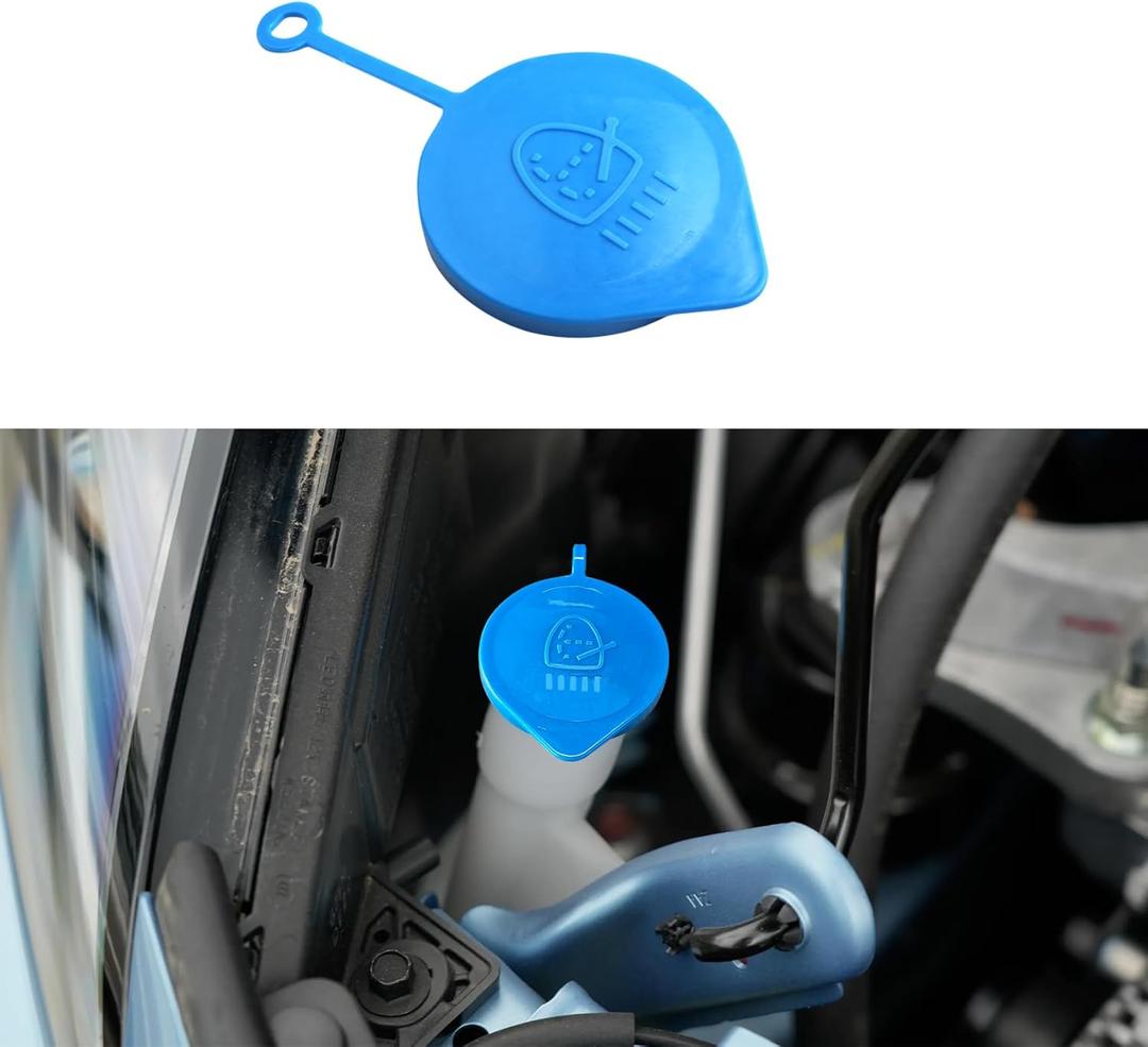 Tecledsn Windshield Washer Fluid Reservoir Cap, Washer Tank Cap, 38513-SB0-961 Windshield Washer Bottle Cap, Car Accessories Windshield Wiper Fluid Cap Replacement for Most Vehicles (Blue)