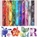 Permanent Adhesive Vinyl, Cysincos 12 x 10 Inch Permanent Outdoor Vinyl Pattern for DIY Car Decor, Mug, Craft Supplies (Marble-B-10pcs)