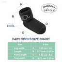 Mother's Choice Organic Cotton Baby Socks 0-6 Months - 12 pairs Soft, Cozy, and Gentle Newborn Socks for Girls & Boys, Perfect for Baby Registry, Everyday Wear, and Infant Comfort