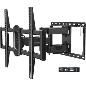 Mounting Dream UL Listed TV Wall Mount for Most 42-84 Inch TV, Full Motion, with Swivel and Tilt, TV Bracket with Articulating Dual Arms, Fits 16inch Studs, Max VESA 600X400 mm, 100 lbs,MD2617