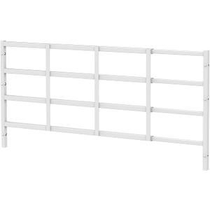 Fixed Window Safety Guard 19”x 54” Adjustable Width Prevents Accidental Falls, Non-Egress, Tamper Resistant Screws Included, White, Single Pack