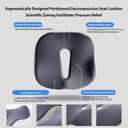 NSOCAON Ergonomic Memory Foam Seat Cushion - Suitable for Office Chairs, car Seats, and wheelchairs. Relieves Tailbone and Hip Pain. Durable and Comfortable.-Double Pink