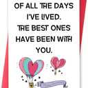 3 x Funny Anniversary Card for Women Men, Happy Anniversary Card Gifts for Husband Wife Couple, Wedding Anniversary Cards Gifts for Him Her (100)