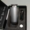 Waterless Essential Oil Diffuser Rechargeable, Portable Car Scent Diffuser Smart Auto On/Off, 3 Mist Mode & Timer, Mini Aromatherapy Scent Air Diffuser for Home Office Car (Aluminum Sliver)