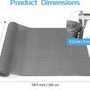 Drainage Non Slip Flooring Mat, 3x10 Ft Commercial Floor Mat Anti-Fatigue Rubber Matting H-Shaped Drain Floor Mat Roll, for Garage Restaurant Swimming Pool Patio Bathroom Washroom Wet Area