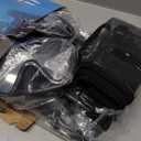 Snorkeling Gear for Adults Men Women,4 in 1 Snorkel Set with Panoramic View Diving Mask Anti-Fog Anti-Leak,Dry Top Snorkel,Fins and Travel Bag for Swimming,Snorkeling and Travel Diving (ML/XL, BLACK)