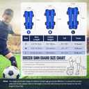 Soccer Shin Guards for Youth Kids Toddler, Protective Soccer Shin Pads & Sleeves Equipment - Football Gear, Teens Boys Girls, Blue 1 Pack Soccer Shin Guards + Socks, M 3'10 - 4'8 Tall