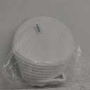 Sea Team 2-Pack Cotton Rope Baskets, 10 x 3 Inches Small Woven Storage Basket, Fabric Tray, Bowl, Round Open Dish for Fruits, Jewelry, Keys, Sewing Kits (White)