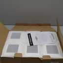 12-Pack Solar Post Cap Lights Outdoor, Waterproof Solar Powered Fence Post Lights for 4x4 4.5x4.5 5x5 Vinyl/Wooden, White Outside 16LEDs Warm/Cool Lighting Deck Light for Garden, Patio, Porch