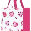 CAKE VALENTINE REUSABLE BAGS, BULK 40pcs