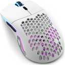 Glorious Model O Wireless Gaming Mouse - Superlight, 69g Honeycomb Design, RGB, Ambidextrous, Lag Free 2.4GHz Wireless, Up to 71 Hours Battery - Matte White (Standard)