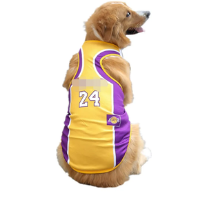 Dog Sweatshirt Pet T-Shirt, Dog Summer Apparel Puppy Pet Clothes for Dogs Cute Soft Vest Football Team (M)
