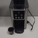 Hot & Iced Coffee Maker with Bold Setting, Single Serve Coffee Maker for K Cup and Grounds, 6-14 Oz Brew Sizes, 50 Oz Removable Water Tank, One Cup Coffee Machine with Reusable Filter, Black