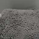 Noahas 24''x 60'' Grey Long Bathroom Rugs Runner,Absorbent Bath Mats for Bathroom Non-Slip with Rubber Backing,Soft Washable Carpet,Plush Chenille Shower Mats Shaggy Durable Bath Rugs