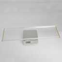 Bathtub Caddy Tray for Luxury Bathroom Bath tub Table Caddy Tray Shelf for Shower with Gold Handles fits All bathtubs