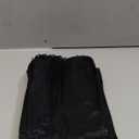 HRX Package 100pcs Large Organza Bags, 8x12 inch Black Mesh Gift Drawstring Pouches Goodie Bags for Halloween Party Favors Samples
