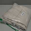 2 Pack Rectangle Tablecloth, 60x120 inch, Water Resistant Wrinkle Free Linen Textured Table Cloth Washable, Decorative Fabric Table Cover for Dining, Party and Camping, Beige