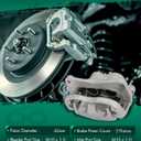 SCITOO Front Left Brake Caliper With Bracket 19B2683 Compatible For Saab 9-2X 2005-2006 For Subaru Impreza 2002-2016 For Subaru Legacy 2003-2004
