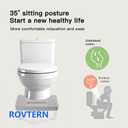 6.7 Inch Step Stool,ROVTERN Portable Plastic Foot Stool,ROVTERN Non-Slip Potty Stool for Bathroom
