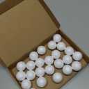uxcell 25Pcs 1.5" White Polystyrene Foam Balls Smooth Round Solid Ball for Crafts, Art, DIY, Household, Party Decorations