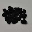 The Crafts Outlet 10-Piece Multi Purpose Pom Poms, Acrylic, 38mm/About 1.5-inch, Round, Black