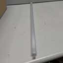 24‑Inch Clear Spring‑Loaded Towel Bar, Replacement Rod for Ceramic Holders