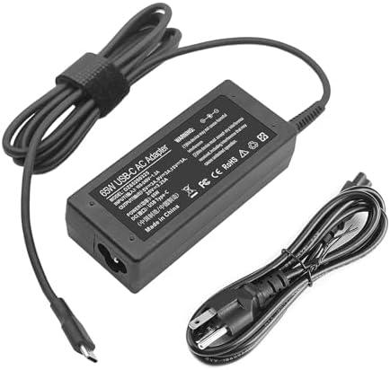 65W 45W USB C Laptop Power Replacement Adapter Charger for Lenovo Chromebook/Yoga/ThinkPad L580 L590 E580 E585 P43s P53s with Power Cord