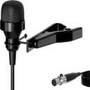 J K Pro Lavalier Lapel Microphone MIC-J 017 Unidirectional Condenser Microphone Compatible With Shure Wireless Transmitter Mini XLR Ta4f Plug