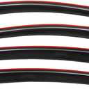 Lightronic Extra Durable Clip-on in-Channel Auto Vent Window Visors, Fits 2008-2012 Chevrolet Malibu, UV Protection Rain Guards, Original Wind Deflectors, Smoke, 4-Pcs