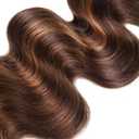 34 34 34 Inch P430 Human Hair Bundles Highlight Body Wave Bundle Brazilian Virgin Hair 3 Bundles Color 30 Body Wave Bundle Hair Weave