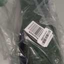 Smiry Half Circle Front Door Mat Outside Entrance, Heavy Duty Sturdy Natural Rubber Doormat, Trap Dirt and Moisture, Low Profile Mats for Indoor Outdoor Entry, Irregular Triangle (29.5x17, Green)