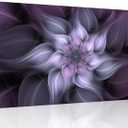 TutuBeer 1 Panel Bauhinia Chinese Redbud Purple Flower Plant Botany Picture Flower Artwork Oil Painting on Canvas Stretched and Framed 24x48 inch Print Home Decor Living Room Bedroom Wall Art Hanging (48L" x 24W")