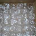 JOLLY CHEF 36 Pack Stemless Plastic Champagne Flutes 9 oz, Crystal Clear Stemless Plastic Toasting Glasses, Clear Disposable Unbreakable Drinkware Ideal for Wedding, Birthday, Party