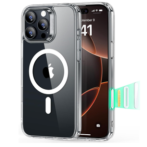 ESR for iPhone 16 Pro Max Case, Camera Control, Compatible with MagSafe, Shockproof MilitaryGrade Protection, Magnetic Phone Case for iPhone 16 Pro Max, Classic Hybrid Case (HaloLock), Clear
