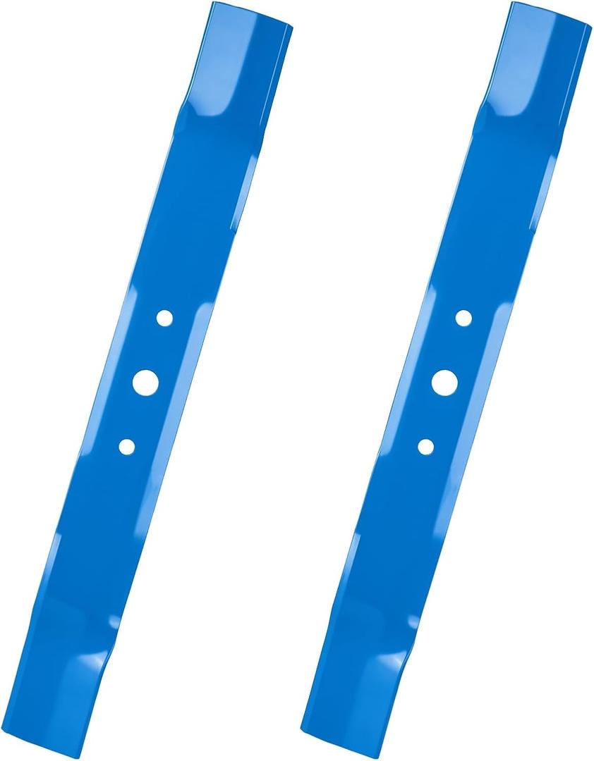 Aeagle GX20249 GX20433 42 Inch Mulching Mower Blades for John Deere L111 L110 L100 L118 L108 L107 L105 42" Lawn Tractor Replace GY20567 M128485, Circle Shape, 3-in-1, 2 Pack (Blue)