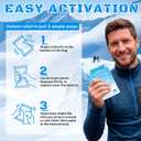 25 Pack Instant Cold Packs (4.3" x 5.9") - Disposable Ice Packs for Injuries | Cold Compress Ice Pack for Pain Relief, Swelling, Inflammation, Sprains, Toothache - Cold Pack for Athletes